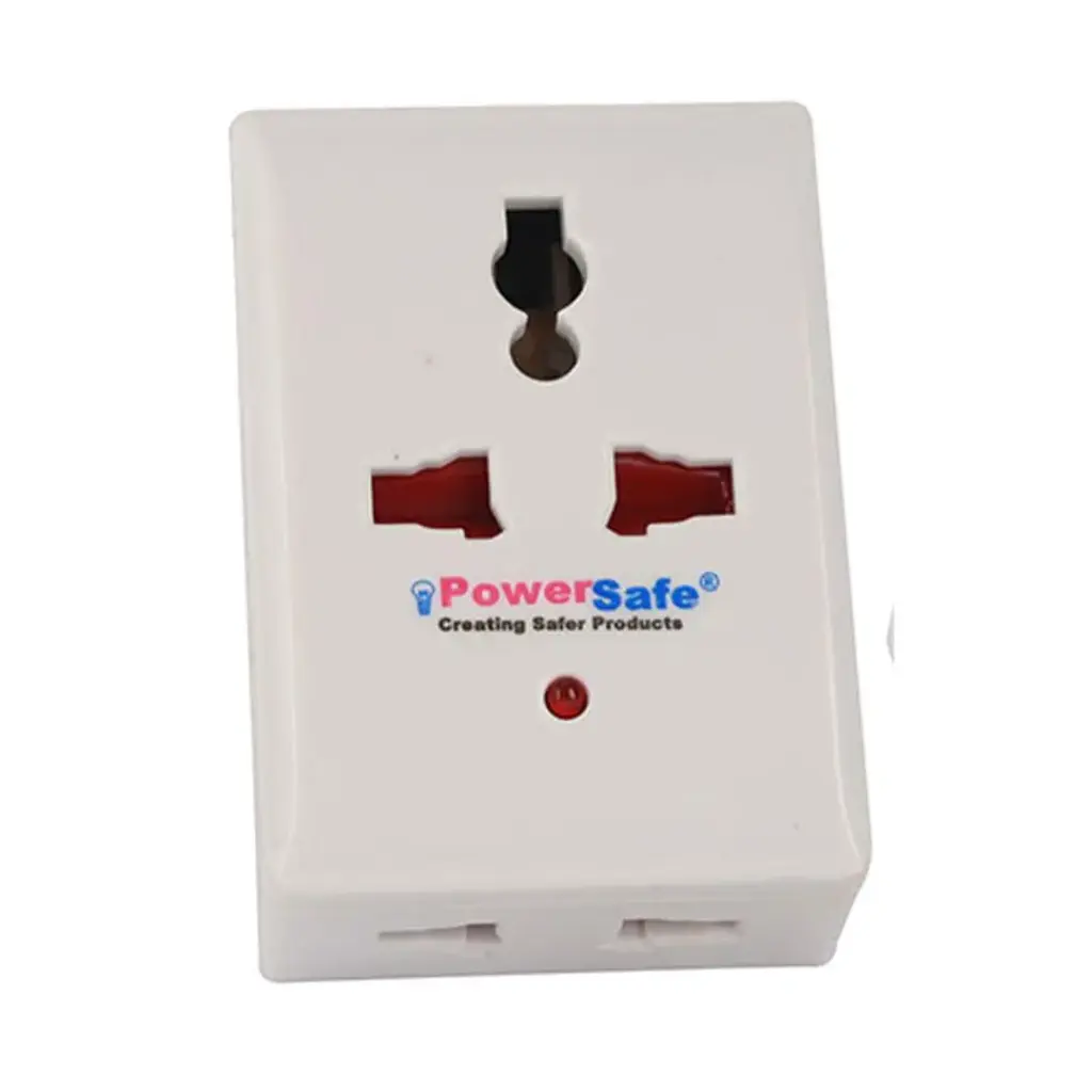 [PSMA 7507-4] PowerSafe 3 Way Universal Multi Adaptor One 3 Pin & Two 2 Pin Without Earth Light 16A Schuko Plug (4Pcs Pack)