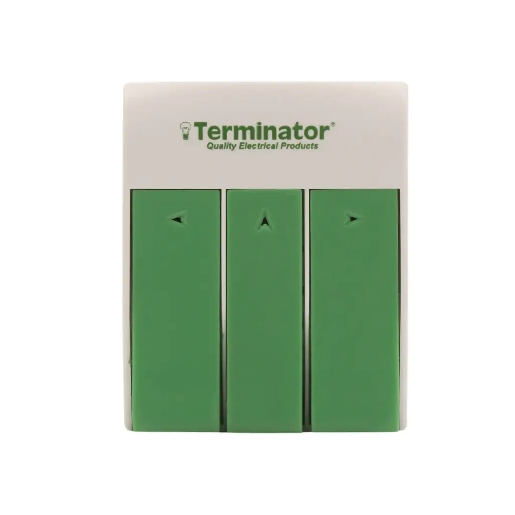 Terminator 3 Way Universal Socket Multi Adaptor with Individual Switches, Indicators & 13A plug.