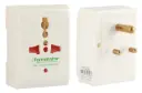 Terminator 3 Way Universal Multi Adaptor One 3 Pin And Two 2 Pin with 3 Pin Flat Plug 13A