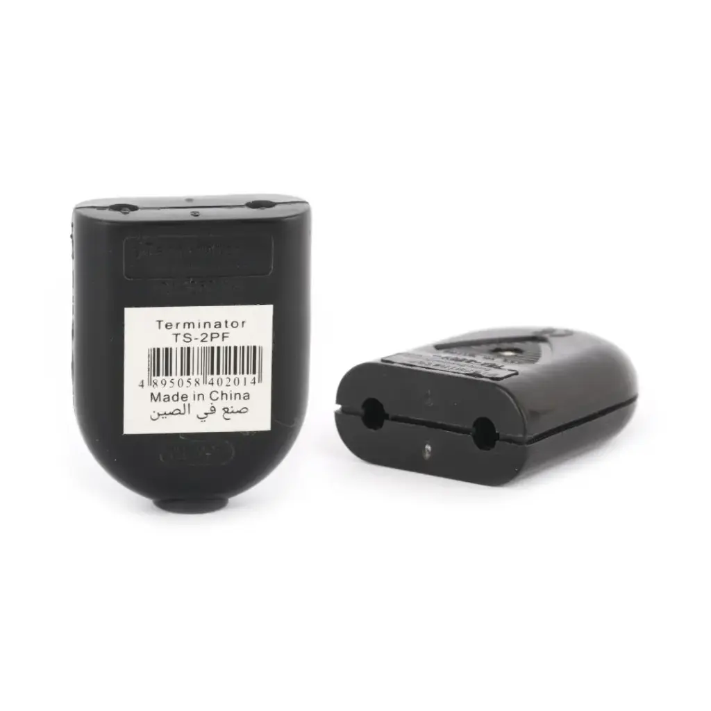 Terminator Connector Socket Female Moulded to Extension Cord 2 Round Pin Black Color