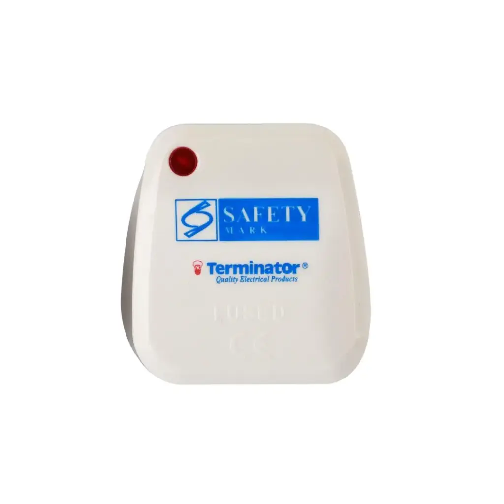 Terminator 13A UK Top Plug with Fuse and Indicator