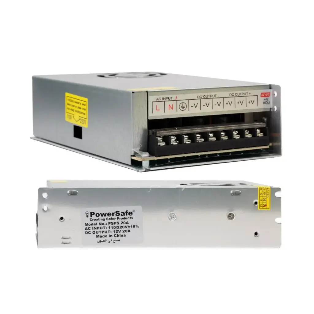 [PSPS 20A] PowerSafe Power Supply 20A 110- 220V (12V)