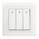 Terminator Wall Plate 1 Way With Three Switches