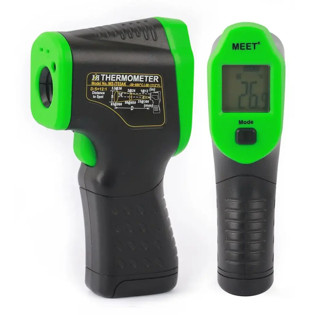Terminator Digital Infrared Thermometer smart 3:1 O A & K Type Thermocouple D:S 12:1 (-50C ~ 600C )