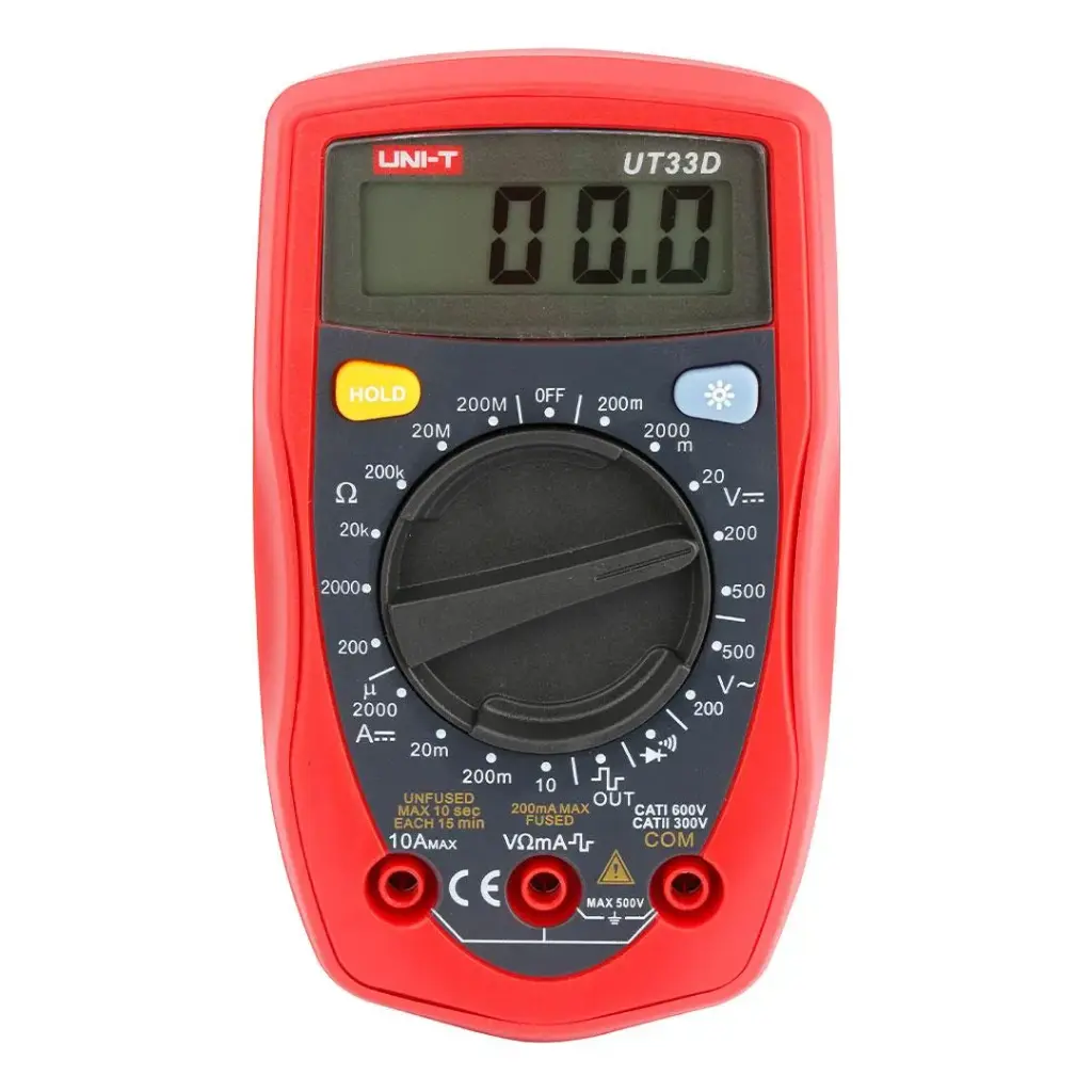 Terminator Multi Meter Palm Size Digital Resistance 200M and Square Output