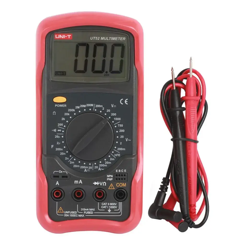 [UT 52] Terminator Standard Digital Multimeter (Capacitance Resistance Transistor Diode and Continuity)
