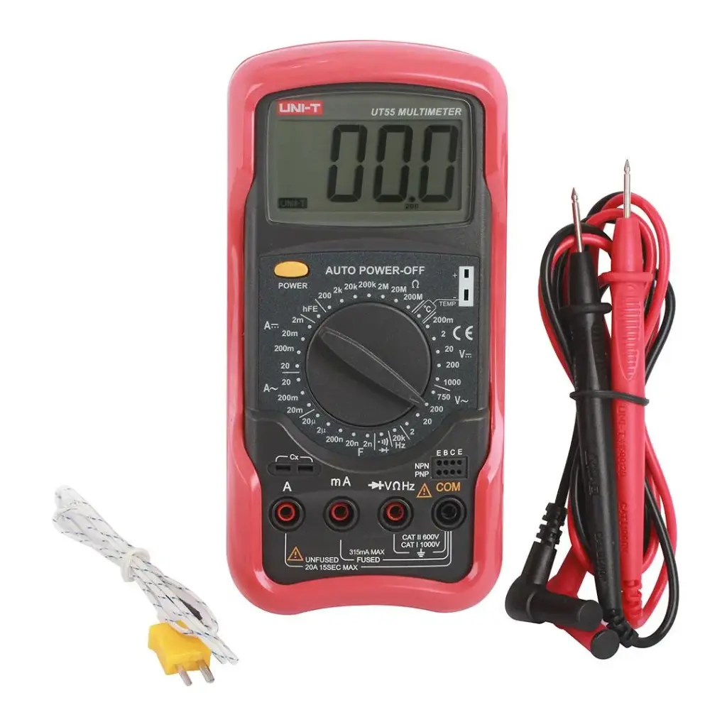 [UT 55] Terminator Digital Multi Meter Capacitance Frequency Temp Resistance Transistor Diode and Continuity Buzzer