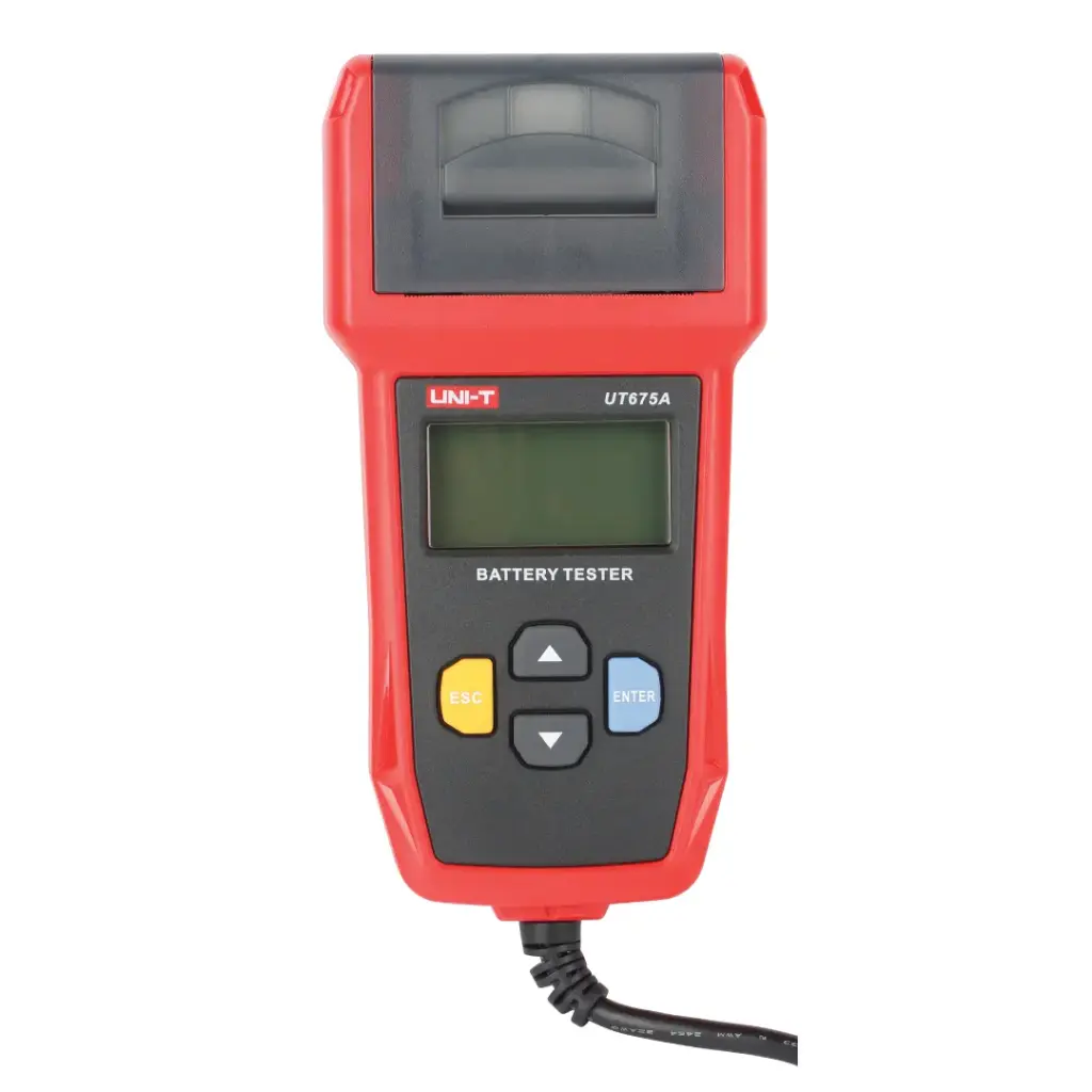 [UT 675A] Terminator Automobile Battery Tester 3-250Ah with battery Report Printing Function