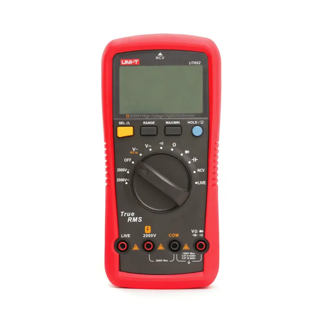 [UT 892] Terminator Digital Multi Meter High Voltage AC/DC 2000V Capacitance NCV Live wire test