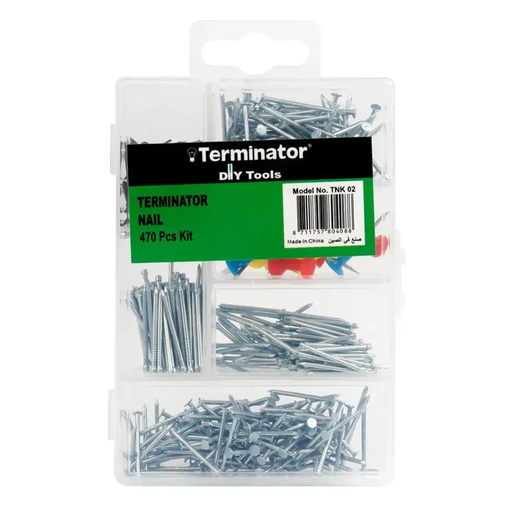 Terminator Nail 470 Pcs Kit