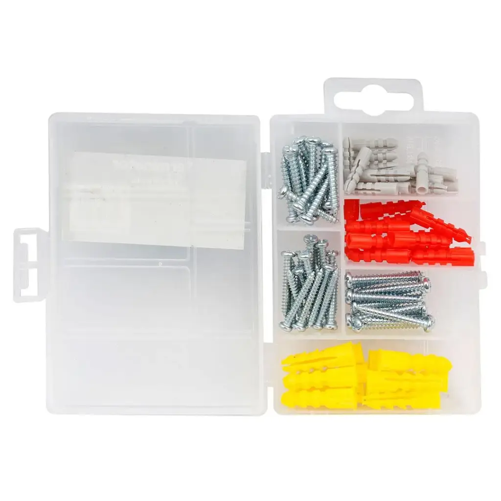 [TSK 05WA] Terminator Wood Screw 82 Pcs and Anchor Kit