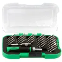 Terminator Screw Driver Set 28 Pcs, 1 Pc Precision Screwdriver,1 Pc Multi Function Holder & 26 Pcs Precision Bit