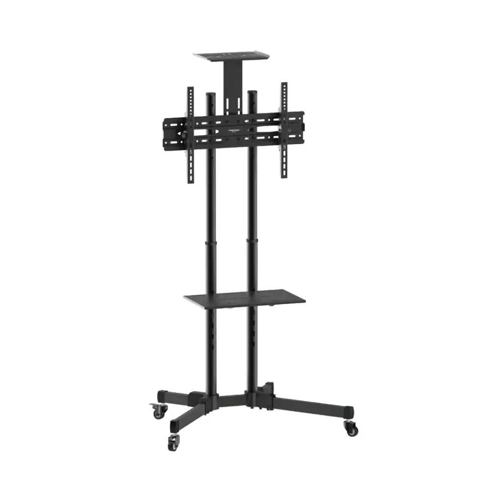 Terminator Adjustable TV Stand for 37–70" – Floor Mount with Tilt & Storage Shelf TTFS 3770T