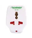 Terminator Travel Adaptor with Universal Socket, Neon Indicator and 13A Fused Plug