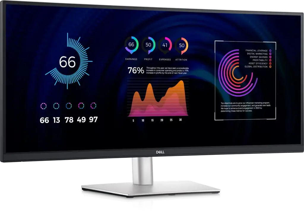 DELL P3424WE 86.5CM 34 EU 3YRS MONITOR