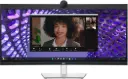 Dell 34" P3424WEB WQHD Curved IPS Conferencing Monitor, 3440×1440 Resolution, 60Hz Refresh Rate, 5ms Response Time, 3800R Curvature, Built-in Camera & Speakers, USB-C Hub, HDMI & DisplayPort, Ergonomic Stand - P3424WEB