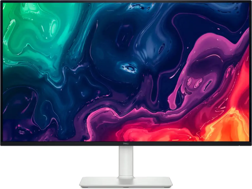 Dell Plus S3225QS 32-Inch Curved 4K UHD Monitor – VA Panel, 120Hz Refresh Rate, 4ms (GtG) Response Time, AMD FreeSync Premium, Sleek White Design, Ideal for Gaming and Productivity