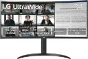 LG 34" UltraWide 34WR55QK-B Curved WQHD Monitor, 3440×1440 Resolution, 100Hz Refresh Rate, 5ms Response Time, HDR10, USB-C, HDMI & DisplayPort Connectivity, Reader Mode, Tilt/Height Adjustable Stand, Black