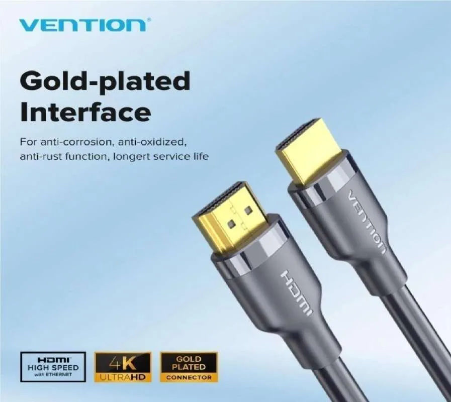 VENTION [A13BJ] 4K HDMI Male to Male Cable 5M Black