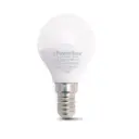 PSLEDB DS 0514 DL is a PowerSafe LED candle bulb, 5 watts, Daylight (6500K), E14 base, 450 lumens, surge protected, 15,000-hour lifespan, and ESMA approved.