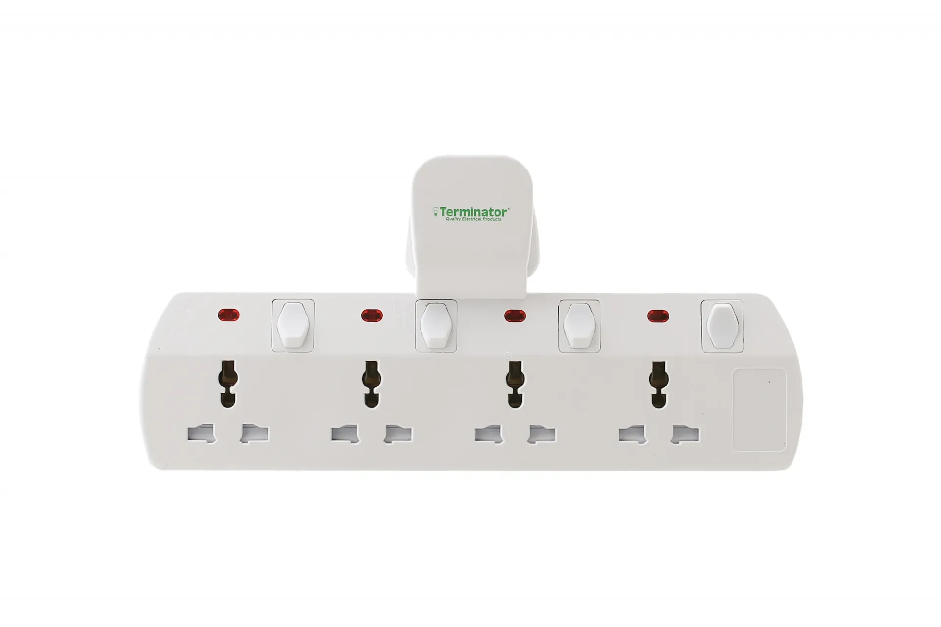 [TMA 554T] 4 Way Universal T-Socket Multi Adaptor With Individual Switches, Indicators & 13A Fused Plug