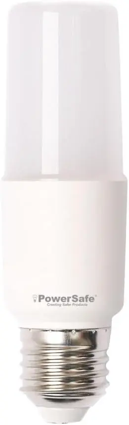[PSLEDB SL12 DL] PowerSafe LED Stick Bulb 12W Daylight E27, 1080 Lumen, 6500K, 85% Energy Saving, 15,000 Hours Lifespan, with Surge Protection, ESMA Approved