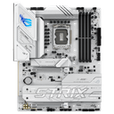 ASUS ROG Strix B860-A WiFi LGA1851 ATX Motherboard, Intel B860 Chipset, 4x DDR5 DIMM up to 256GB, PCIe 5.0 x16 SafeSlot Expansion, 4x M.2 Slots, Wi-Fi and Bluetooth Connectivity, White 90MB1JI0-M0EAY0