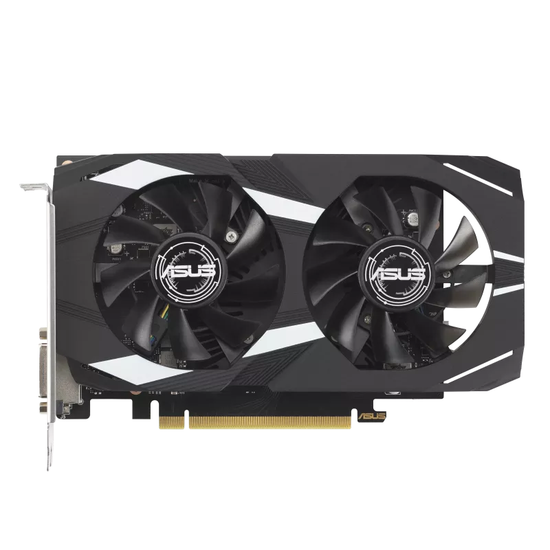 ASUS Dual GeForce RTX 3050 OC Edition 6GB GDDR6 Graphics Card, PCI Express 4.0, High Performance Gaming, Ray Tracing, Dual Fan Cooling, Black 90YV0K60-M0NA00