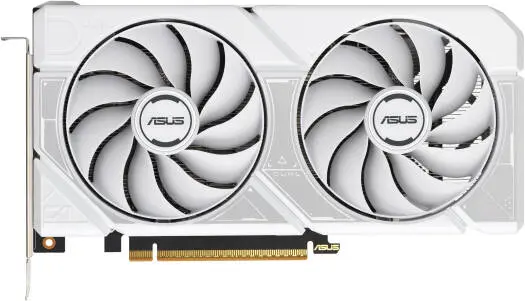 ASUS Dual GeForce RTX 5060 White OC Edition 8GB GDDR7 Graphics Card, 128-Bit Memory, 2535MHz Boost Clock, 28Gbps Memory Speed, 3840 CUDA Cores, PCI Express 5.0, White 90YV0N15-M0NA00