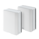 ASUS ZenWiFi BT10 Router WiFi 7 Tri-Band Mesh System with 8 Internal Antennas, Multi-Link Operation, 2.4GHz/5GHz/6GHz Bands, Pack of 2, White – Model 90IG08Y0-MO3C40