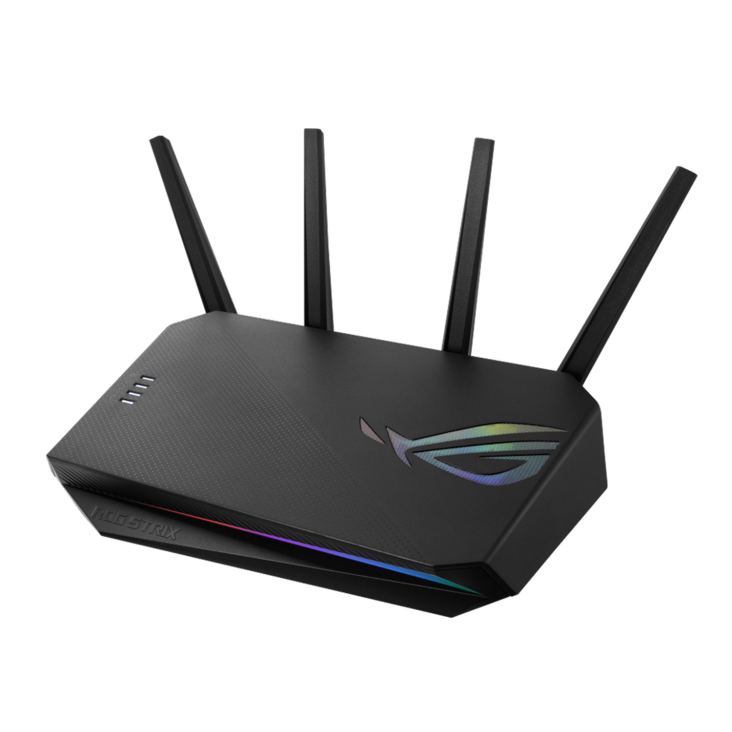 ASUS ROG Strix GS-AX5400 Dual Band WiFi 6 Gaming Router with 4 LAN Ports, Gigabit Speeds 10/100/1000Mbps, Ethernet, Model 90IG06L0-MU9R10