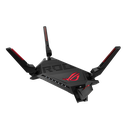 ASUS ROG Rapture GT-AX6000 WiFi 6 Gaming Router, up to 6000 Mbps, Dual 2.5G Ports, WAN Aggregation, Game Acceleration, AiMesh Support, Black, Model 90IG0780-MU9B00