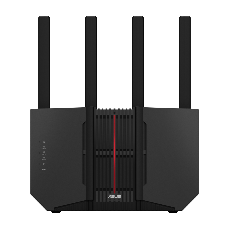 ASUS RT-BE92U Tri-Band WiFi 7 Wireless Router with 10 Gigabit Ethernet, 2.4GHz/5GHz/6GHz Bands, Black, Model 90IG0950-MO9A0V