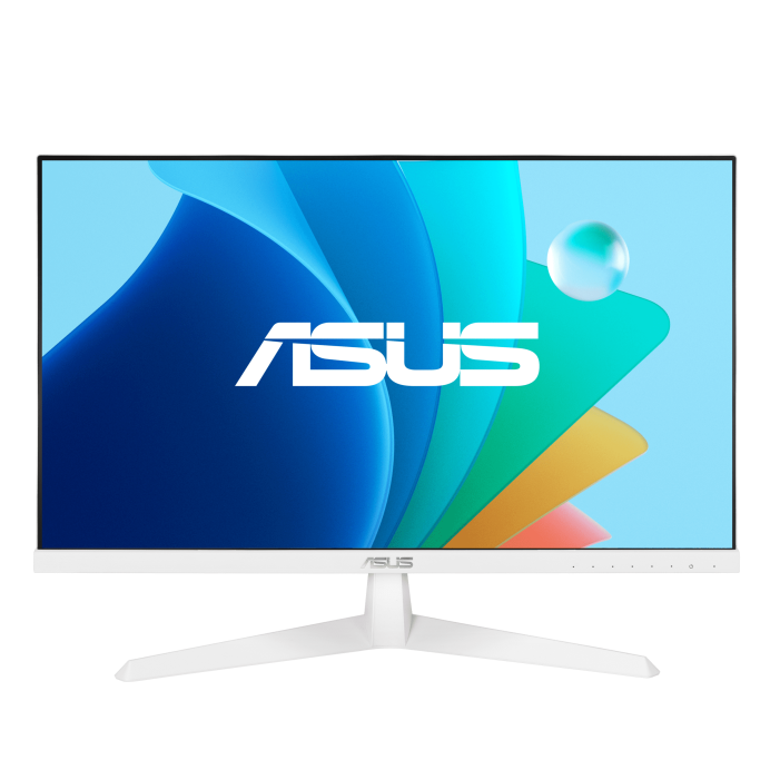 ASUS VY249HF-W Eye Care Gaming Monitor, 24" FHD IPS 1920x1080, 100Hz, 1ms MPRT, SmoothMotion, Adaptive-Sync, Eye Care Plus, Blue Light Filter, Flicker-Free, Antibacterial 90LM06A4-B03A70
