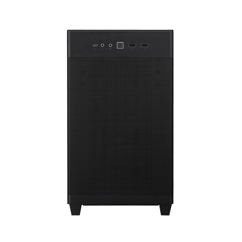 ASUS Prime AP201 Tempered Glass MicroATX Computer Case, Removable Dust Filter, Supports up to 360mm Radiator, Up to 4 Fans, Standard ATX Power Supply Compatible, Black 90DC00G0-B39010