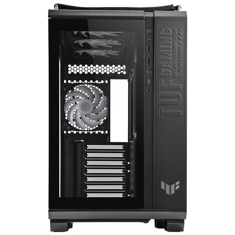 ASUS 90DC0090-B19010 TUF Gaming GT502 PLUS Mid-Tower Case  Dual Tempered Glass, Pre-installed ARGB Fans, 360mm Radiator Support