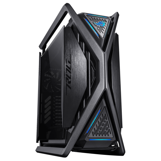 [90DC00F0-B39020] ASUS 90DC00F0-B39020 ROG Hyperion GR701 BTF Edition E-ATX Full-Tower Case Hidden-Connector Support, Dual 420mm Radiator Capacity, 60W USB-C Charging, Black