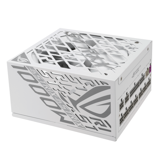 ASUS ROG Strix 1000W Platinum Fully Modular Power Supply, 80 Plus Platinum Certified, Active PFC, GaN MOSFET, ATX 3.1 Compatible, Cybenetics Lambda A+, Dual-Ball Fan Bearings, White 90YE00W4-B0NA00