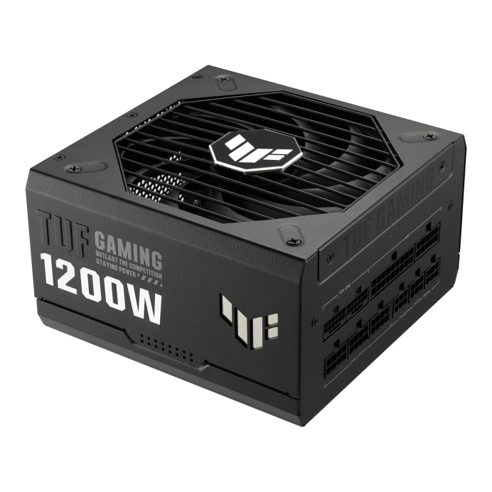 ASUS TUF Gaming 1200W Fully Modular Power Supply, 80 Plus Gold Certified, ATX12V Standard, 135mm Axial-Tech Fan Design, Protective PCB Coating, ATX 3.0 Compatible, Black 90YE00S0-B0NA00