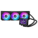 ASUS ROG Ryujin III 360 ARGB Extreme Liquid CPU Cooler, 360mm Radiator, 120mm ROG Magnetic Daisy-Chain Fan, 89.73 CFM Airflow, 2800 RPM Speed, 3.5" LCD Display, High Performance, Black 90RC0131-M0EAY0