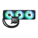 ASUS Prime LC 360 ARGB LCD CPU Liquid Cooler, 2.3" LCD Display, 360mm Radiator, 3x Prime LC 120mm Integrated Fans, 2500 RPM Speed, 77.22 CFM Airflow, High Performance Cooling, Black 90RC00Z1-B0EAY0