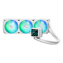 ASUS Prime LC 360 ARGB Liquid CPU Cooler, 360mm Radiator, 3x Prime LC 120mm Fans, 2200 RPM Speed, 75.7 CFM Airflow, 400mm Sleeved Rubber Tubing, High Performance Cooling, White 90RC0102-B0EAY0