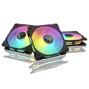 ASUS 90DA00D3-B09020 TUF TR120 ARGB Reverse Blade Case Fans (3-Pack) – 2.75mm H2O, LED Matrix, Aura Sync