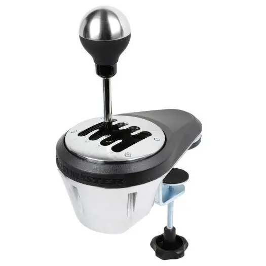 Thrustmaster TH8A Add-On Shifter – 360° Adjustable Clamping System, Metal Gear Stick with Contactless Magnetic Sensors, 13cm Tall H-Pattern Gear Stick TM-SHIFTER-TH8A