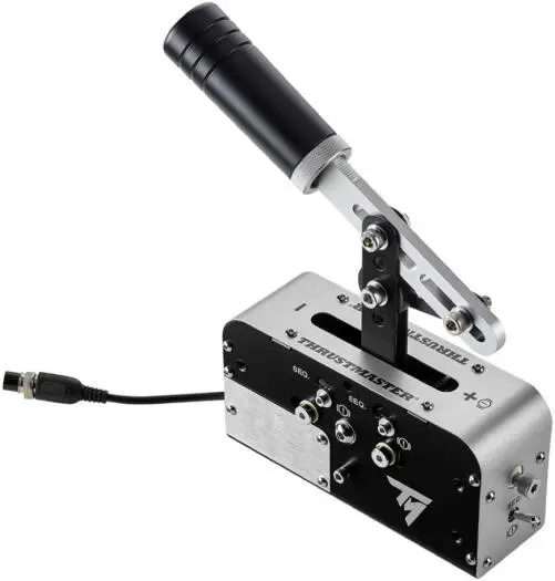 Thrustmaster TSS Handbrake 2-in-1 Handbrake & Sequential Shifter – Dual Handbrake Modes, Magnetic Sensors, 90% Metal Construction, For PC, PS5/PS4, Xbox Series X|S, Xbox One TM-TSS-HANDBRAKE