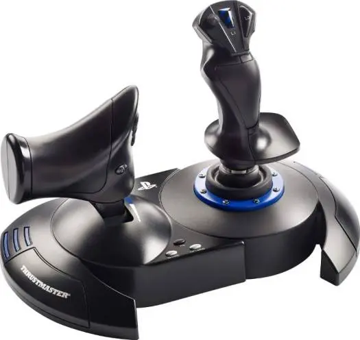 [TM-JSTK-TFLGHT-HOTAS4] Thrustmaster T.Flight Hotas 4 Flight Stick & Throttle Controller for PC, PS4 & PS5, Realistic Flight Controls, Adjustable Resistance, High Precision, Plug & Play - TM-JSTK-TFLGHT-HOTAS4