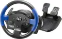 Thrustmaster T150 Force Feedback Racing Wheel – 13 Action Buttons, D-Pad, Dual Paddle Shifters, Large Optimized Pedal Set, Compatible with PS3, PS4, PS5 and PC, Black/Blue TM-WHL-T150RS