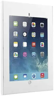Newstar 91-PAD2601LP secures iPad Pro 12.9" Gen 1/2 with anti-theft wall mount, key lock, sturdy steel build & VESA compatibility for public displays  91-PAD2601LP.