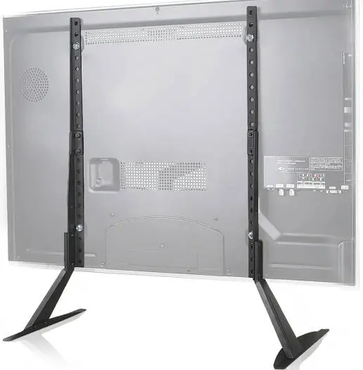 Newstar 91-LDT0326L TV Stand – sturdy support for 23–75'' TVs, 40kg load, decorative corners, 2 height levels & anti-skid pads. 91-LDT0326L