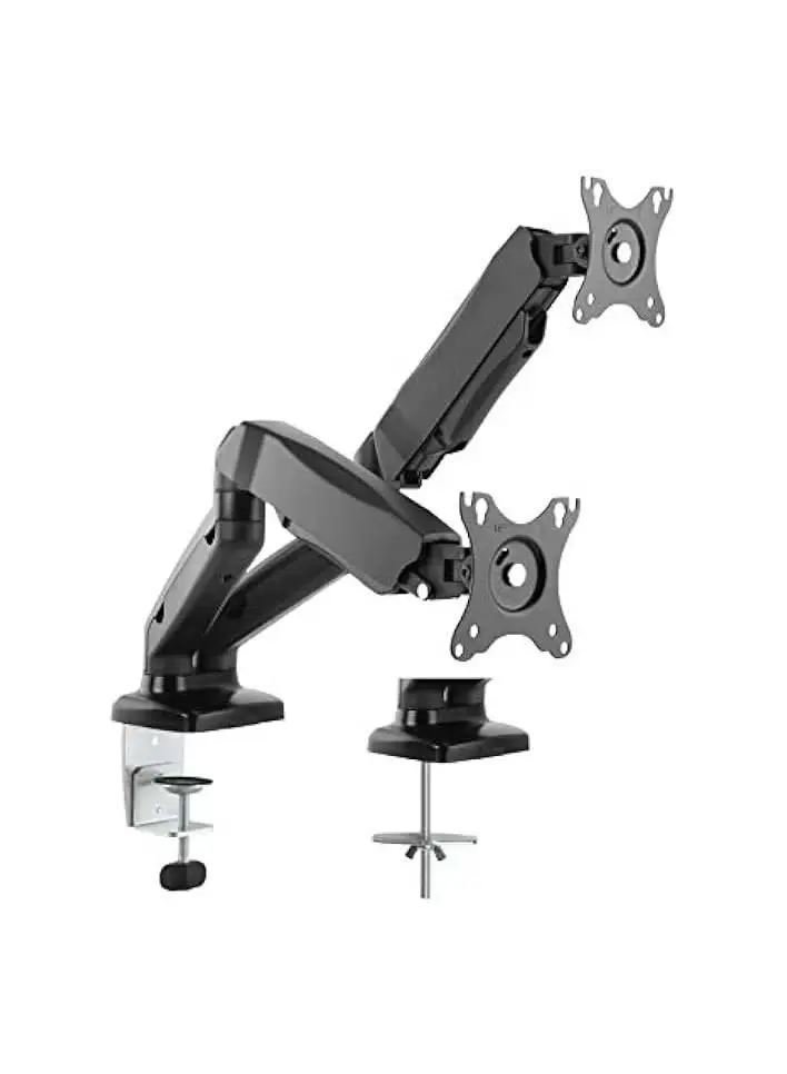VEOTECH 91-LDT13C024E Monitor Arm – fits 13''-32'' screens up to 8kg, fully adjustable tilt, swivel & rotation, VESA compatible, space-saving design, Black. 91-LDT13C024E